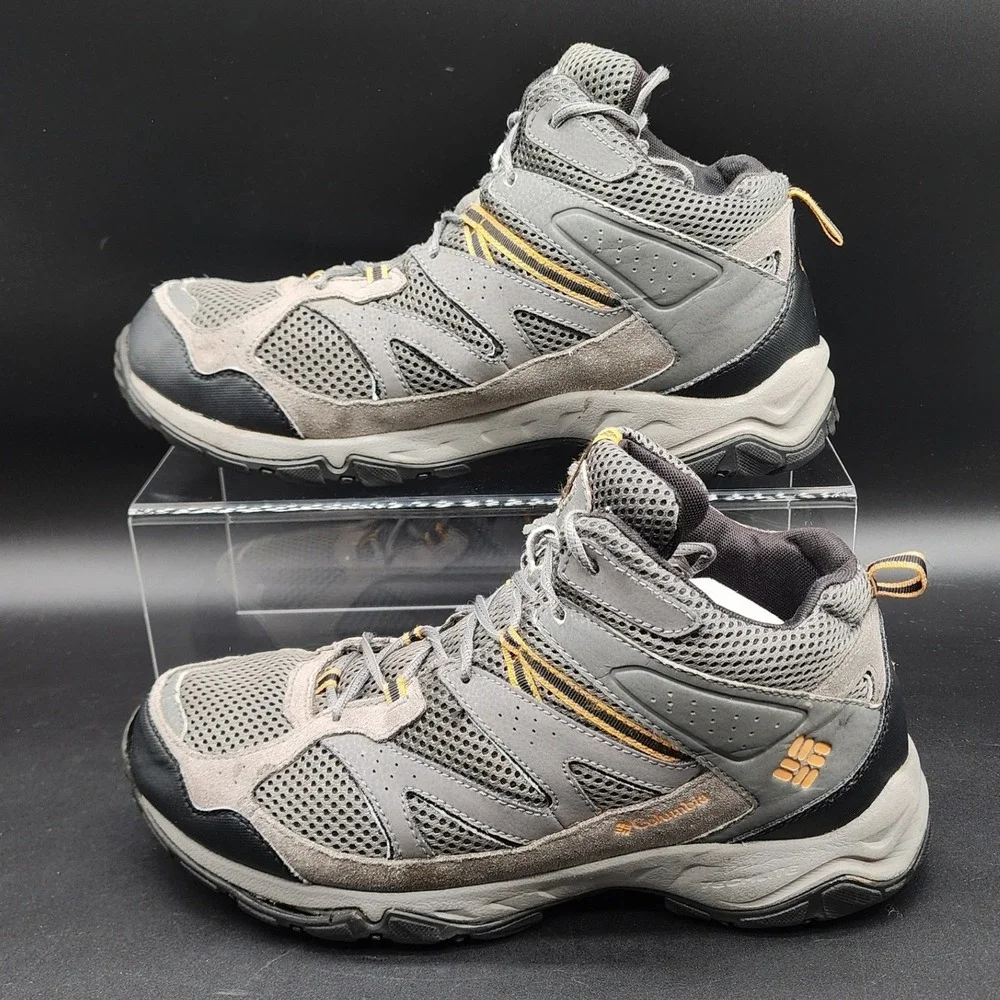 Columbia Size 12 Grey Hiking Boots  Mid Trail Gorpcore Outdoor Trekking